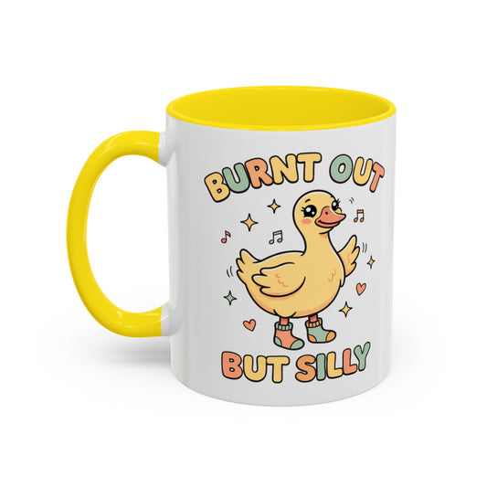 Burnt Out But Silly Mug — Funny Coffee Mug for Exhausted Medical Professionals