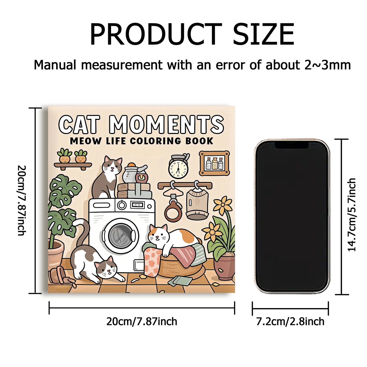 Calm Cat Moments Coloring Book